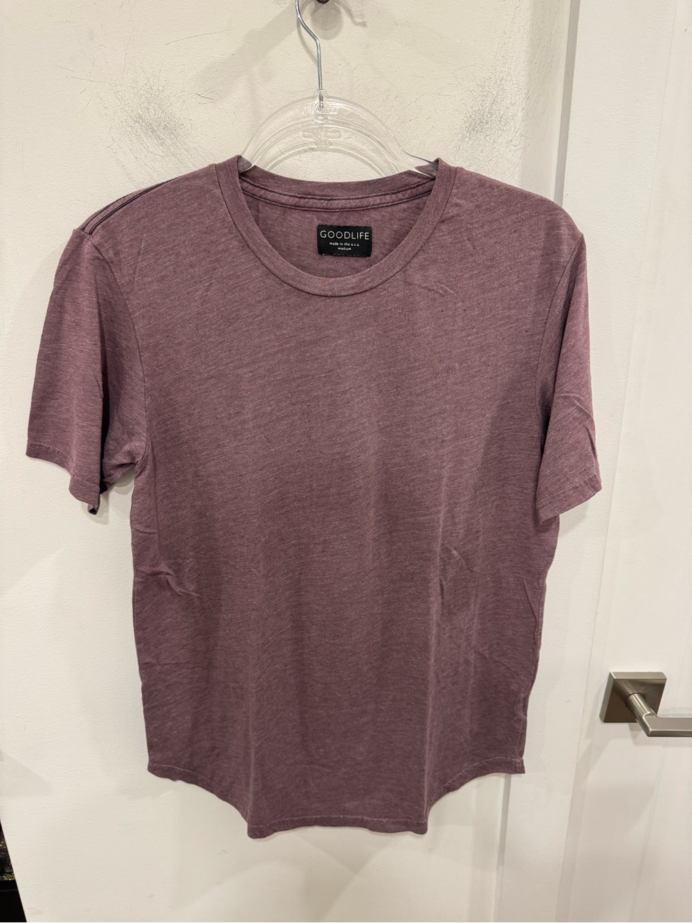 Goodlife Short-Sleeve Crewneck Tee in Mauve